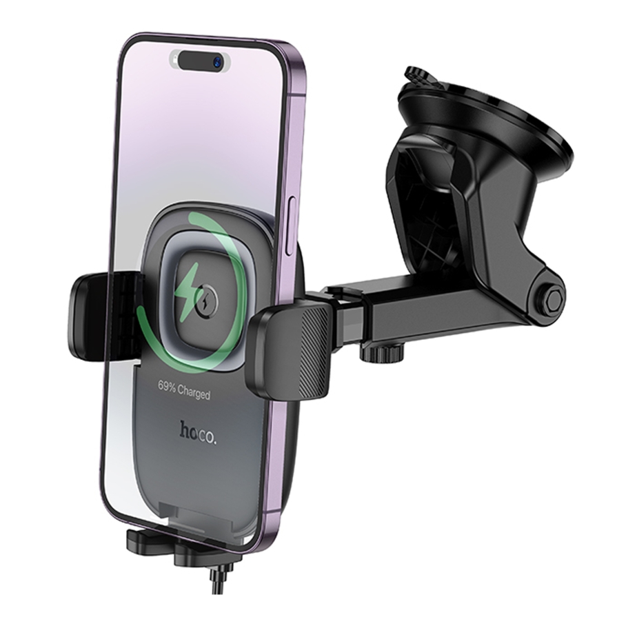 Автотримач Hoco HW32 4.5-7.0 inch Wireless 15W - Зображення 3