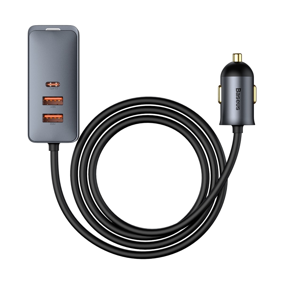 Автомобільний Зарядний Пристрій Baseus Share Together PPS multi-port 120W CCBT-A - Зображення 3