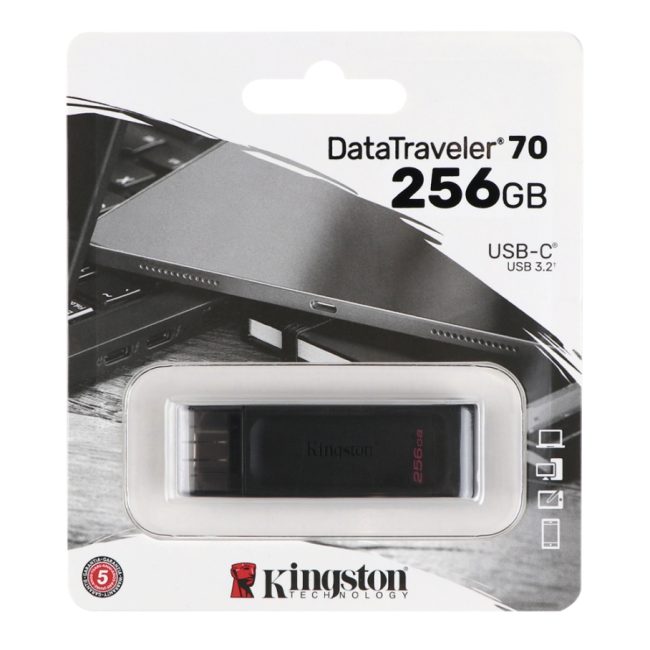 USB флеш-накопичувач 3.2 Kingston DT 70 256GB Type-C