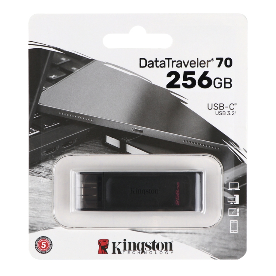 USB флеш-накопичувач 3.2 Kingston DT 70 256GB Type-C