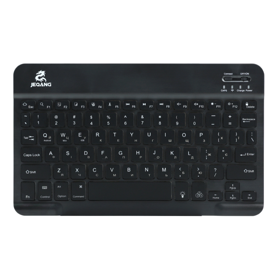Клавіатура бездротова JEQANG JB-332 (JB-330) bluetooth backlight
