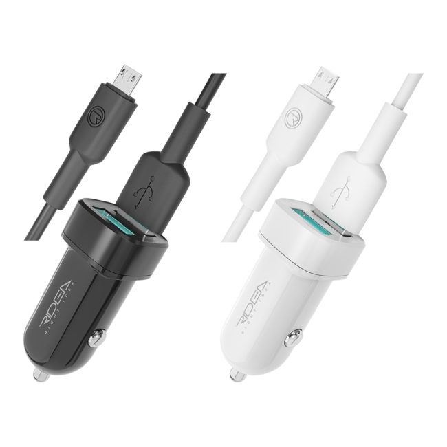 Автомобільний Зарядний Пристрій Ridea RCC-21112 Grand Micro 2USB 2.4 A