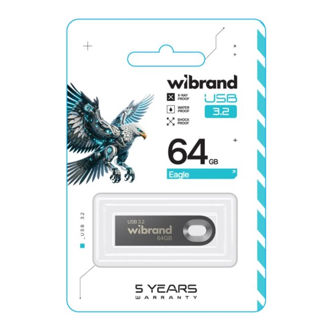 USB флеш-накопичувач 3.2 Wibrand 64gb Eagle Gen1