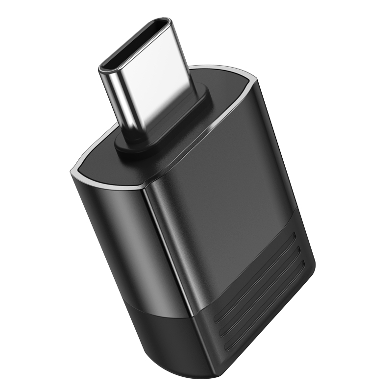 Перехідник Borofone BV18 Type-C male to USB female USB3.0 Чорний - Зображення 7