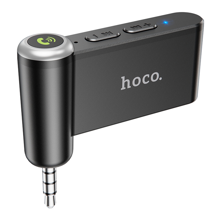 FM-трансмітер Hoco E58 AUX Receiver/Bluetooth 5.0/Battery 140mAh - Зображення 4