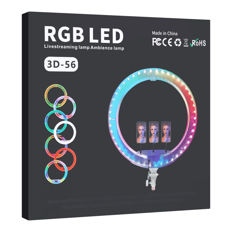 Лампа RGB Crystal 3D-56 56cm Remote - Зображення 2