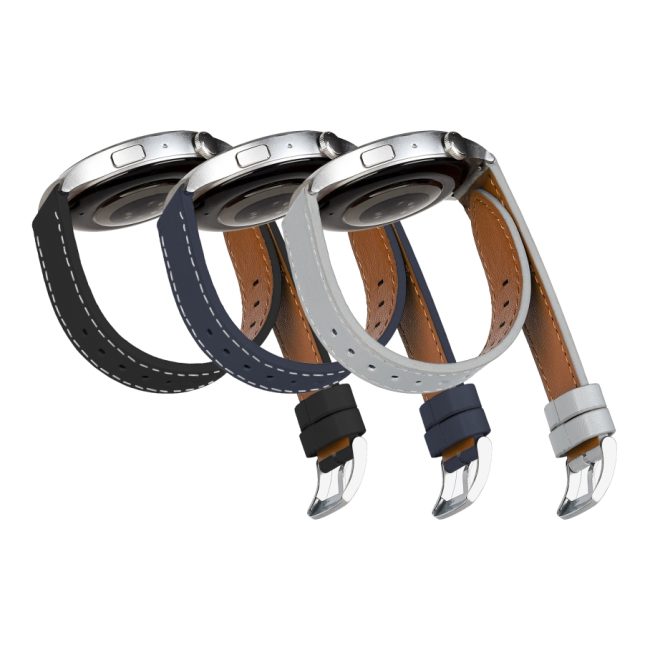 Ремінець Универс 20mm Leather strap with straight tip для Samsung/Amazfit/Huawei