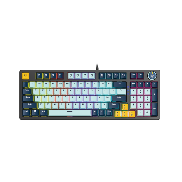 Клавіатура Ігрова FANTECH ATOM96 MK890V2 MIZU Red Switch - Зображення 3