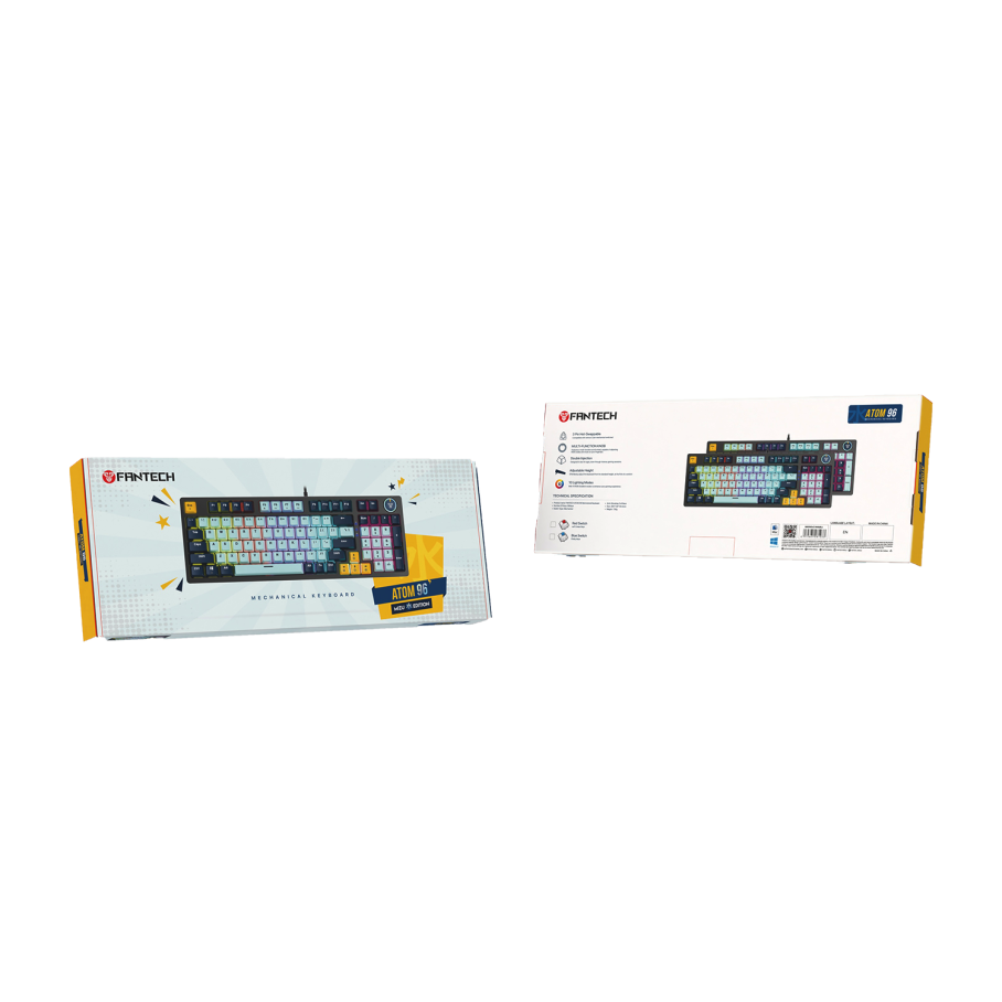 Клавіатура Ігрова FANTECH ATOM96 MK890V2 MIZU Red Switch - Зображення 2