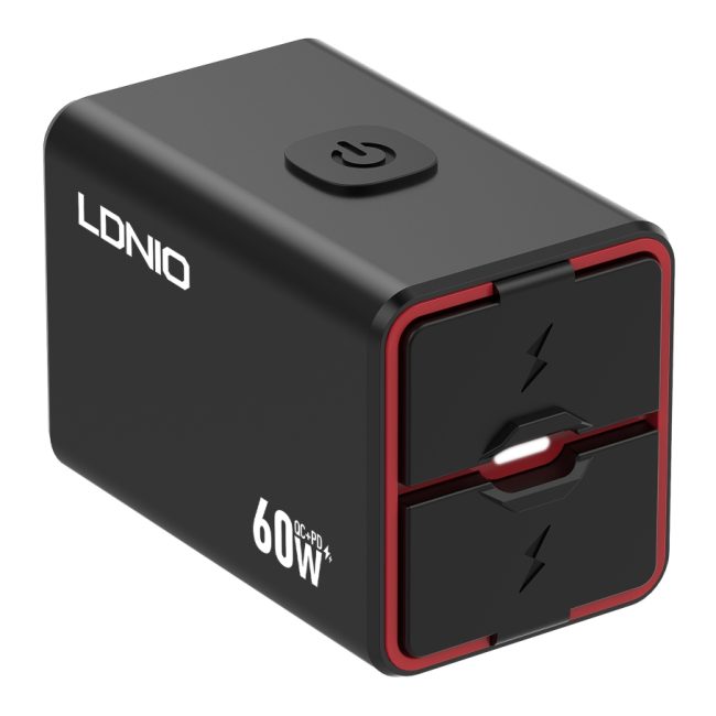 Мото Інвертор LDNIO C108 1USB/1USB-C 60W+Type-C to Type-C