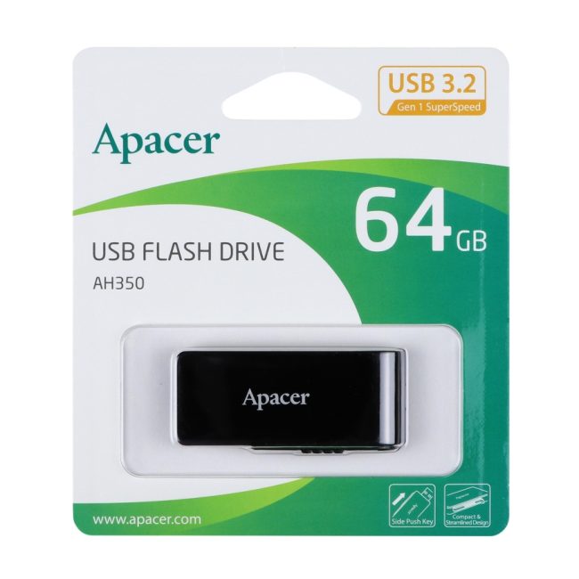 USB флеш-накопичувач 3.2 Apacer AH350 64Gb