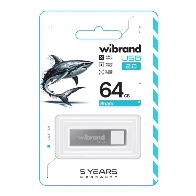 USB флеш-накопичувач Wibrand 64gb Shark