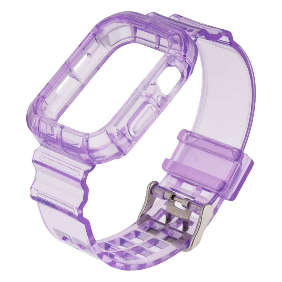 Ремінець для Apple Watch Band Color Transparent + Protect Case 44mm - Зображення 12