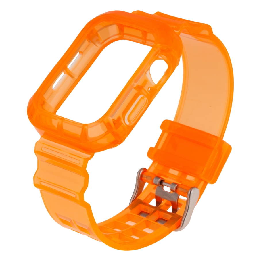 Ремінець для Apple Watch Band Color Transparent + Protect Case 44mm - Зображення 7