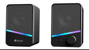 Комп'ютерні колонки Kisonli X32 RGB