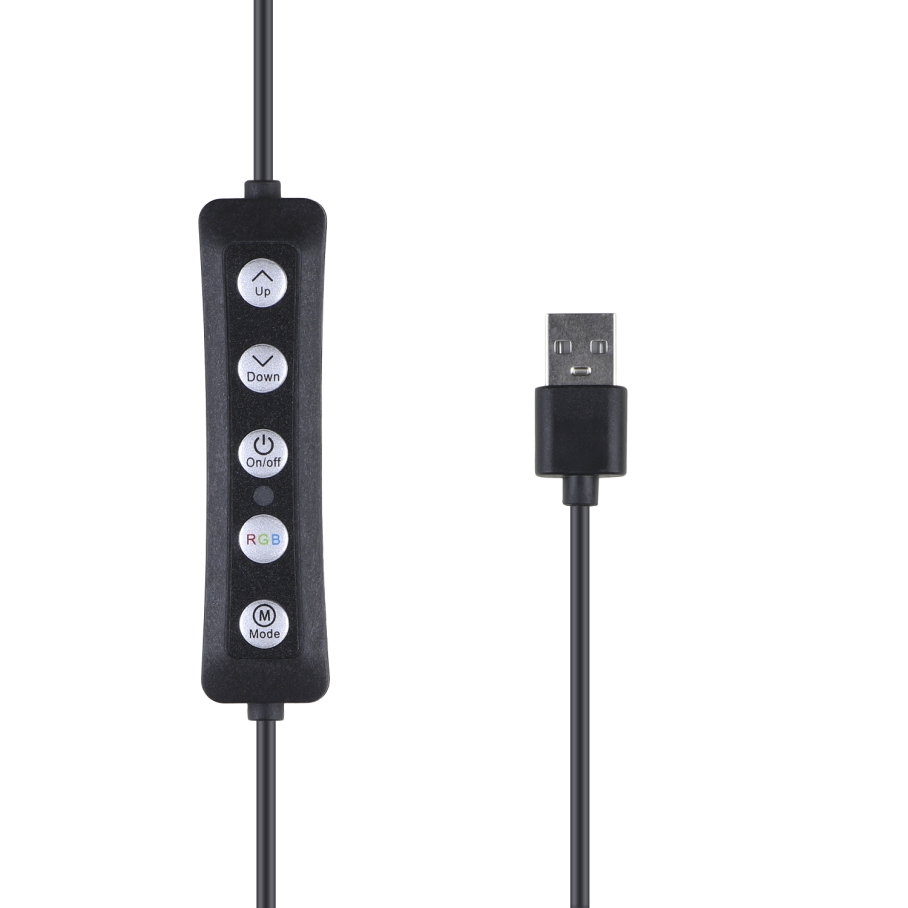 Лампа RGB JM33-13 33cm (Heart Style) з трьома тримачами - Зображення 3