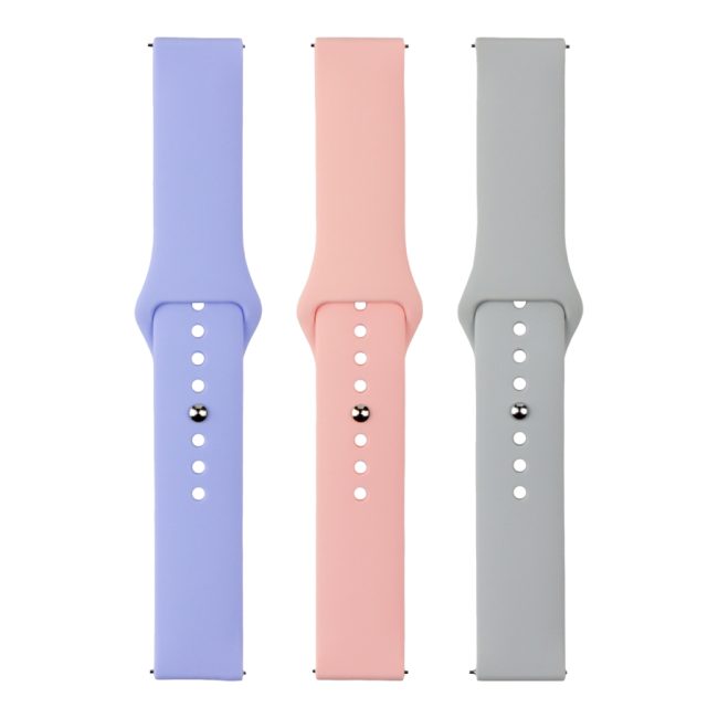 Ремінець Универс 20mm Silicone Original Button Design для Samsung/Amazfit/Huawei