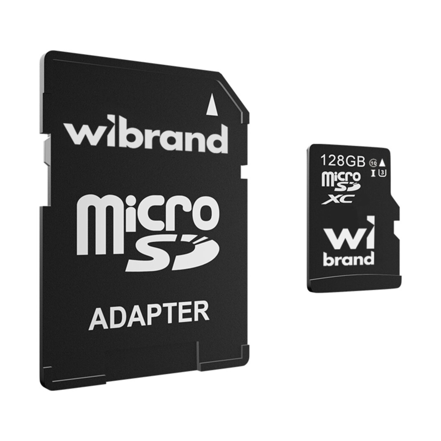 Карта Пам'яті Wibrand MicroSDHC 128gb UHS-1 U3 10 Class & Adapter - Зображення 2