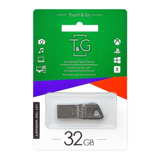 USB флеш-накопичувач T&G 32gb Metal 114