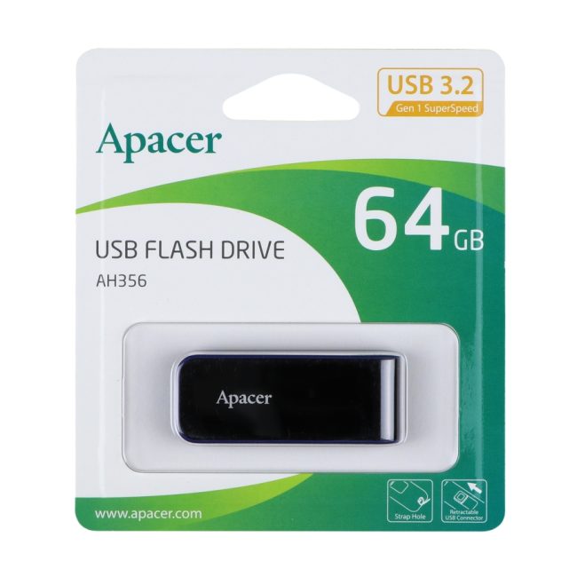 USB флеш-накопичувач 3.2 Apacer AH356 64Gb