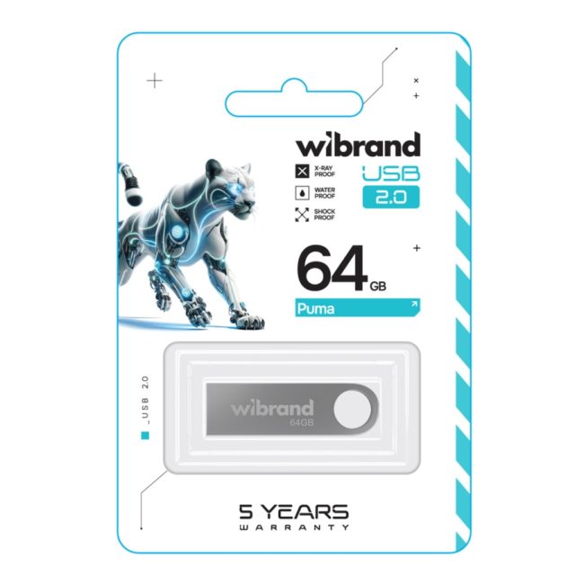 USB флеш-накопичувач Wibrand 64gb Puma