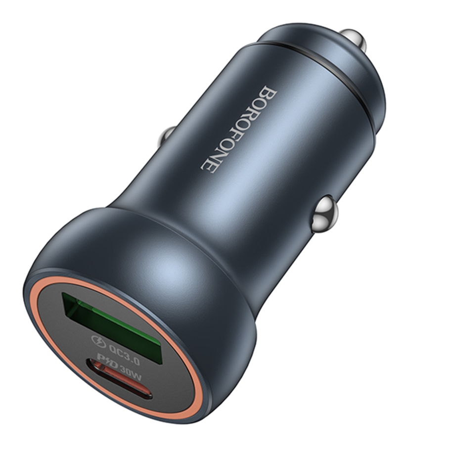 Автомобільний Зарядний Пристрій Borofone BZ32A 1USB/1USB-C QC/PD30W - Зображення 3
