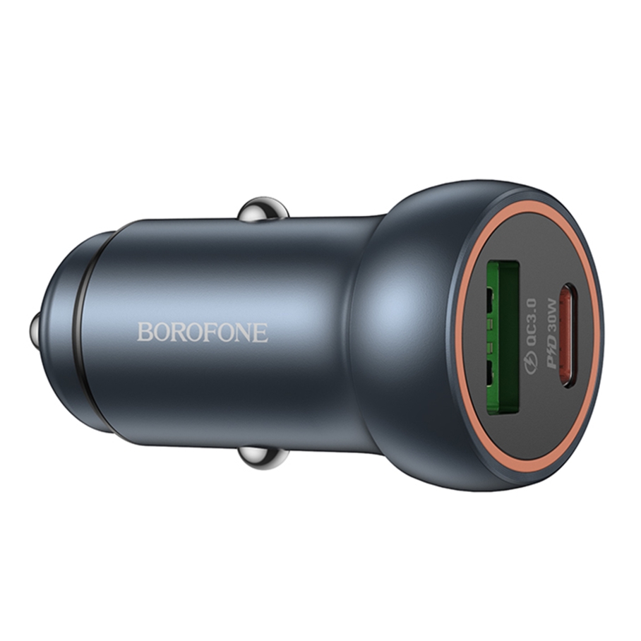 Автомобільний Зарядний Пристрій Borofone BZ32A 1USB/1USB-C QC/PD30W - Зображення 4