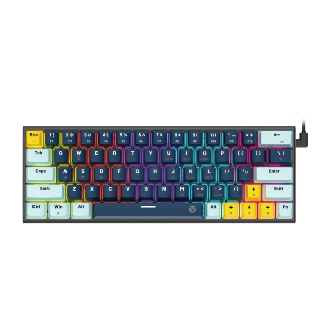 Клавіатура Ігрова FANTECH ATOM63 MK874V2 MIZU Red Switch