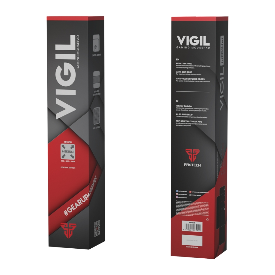 Килимок для Мишки FANTECH Vigil MP356 (350*300*4mm) - Зображення 2