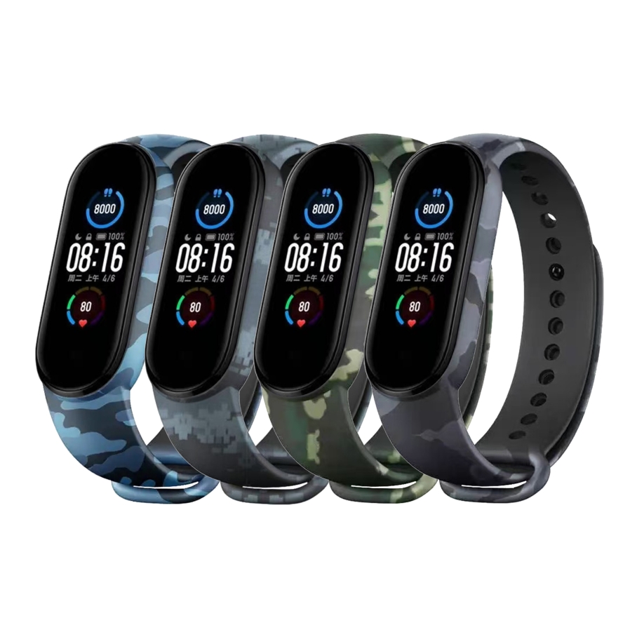 Ремінець для Xiaomi Mi Band 5/6/7 Сamouflage
