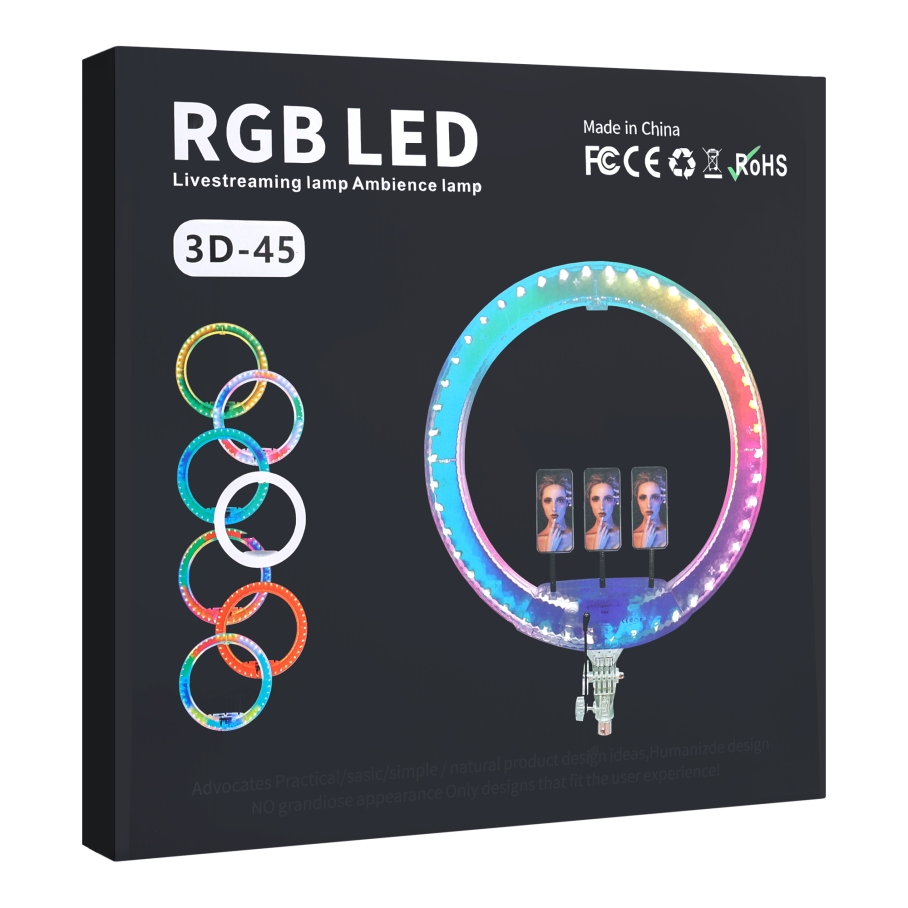 Лампа RGB Crystal 3D-45 45cm Remote - Зображення 2