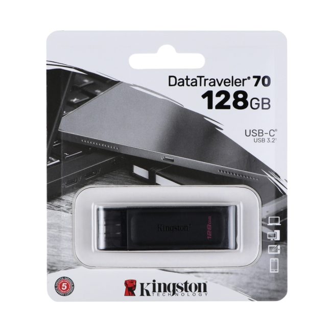USB флеш-накопичувач 3.2 Kingston DataTraveler 70 128gb