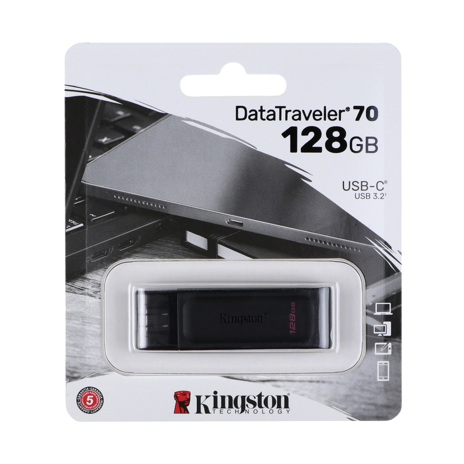 USB флеш-накопичувач 3.2 Kingston DataTraveler 70 128gb