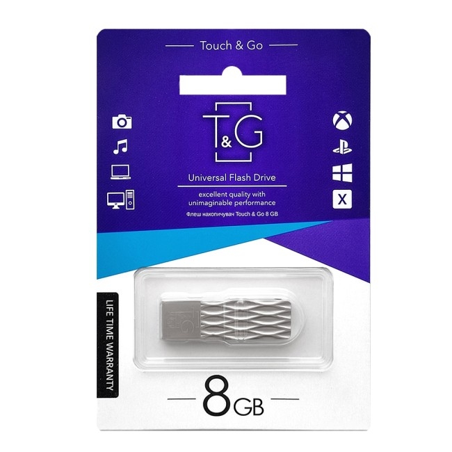 USB флеш-накопичувач T&G 8gb Metal 103