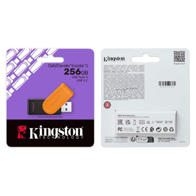 USB флеш-накопичувач 3.2 Kingston DT Exodia S 256GB