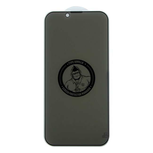 Захисне скло Type Gorilla 0.33 мм 2.5D HD Anti-Peep NPT14 для iPhone 13 Pro Max/14 Plus Чорний