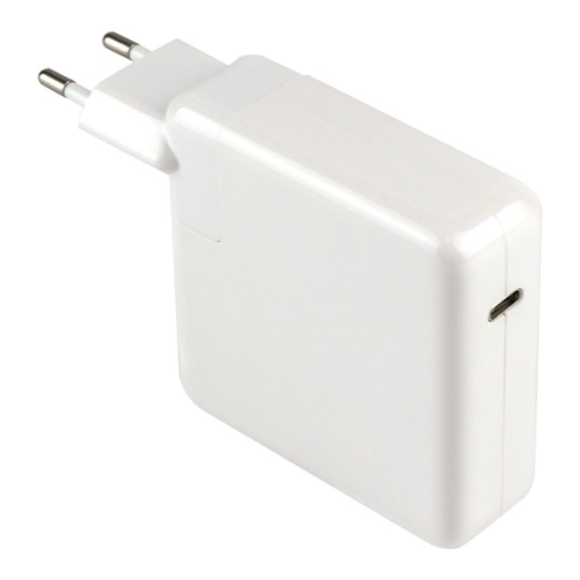 Мережевий Зарядний Пристрій for Mac USB-C PD87W NO LOGO Білий