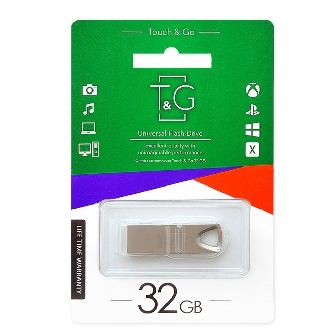 USB флеш-накопичувач T&G 32gb Metal 117