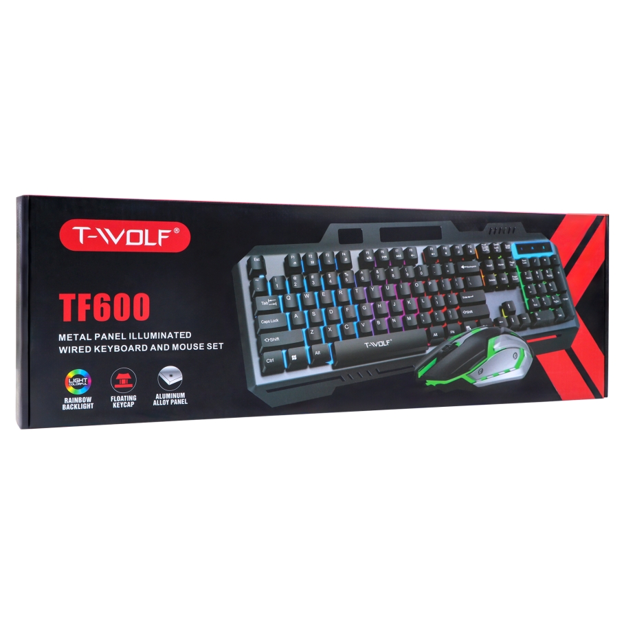 Клавіатура і Миша TWolf TF600 М'ята упаковка - Зображення 2