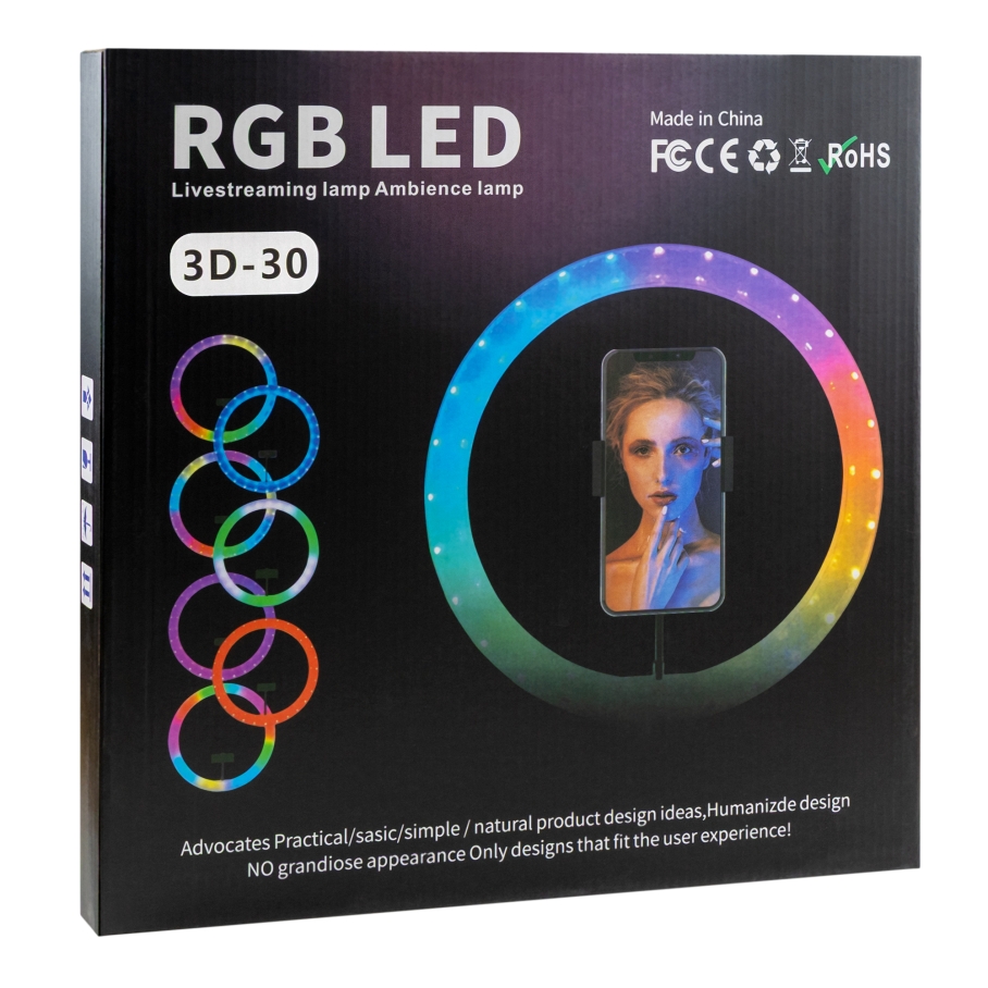 Лампа RGB Crystal 3D-30 30cm - Зображення 2