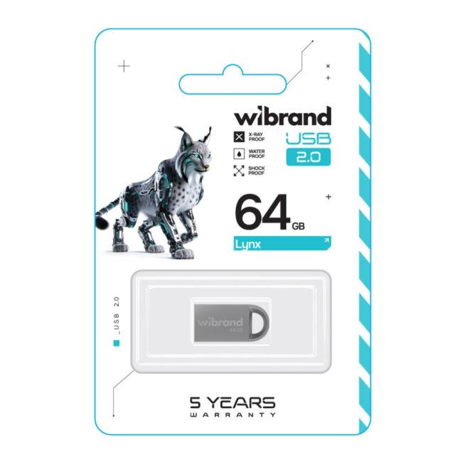 USB флеш-накопичувач Wibrand 64gb Lynx