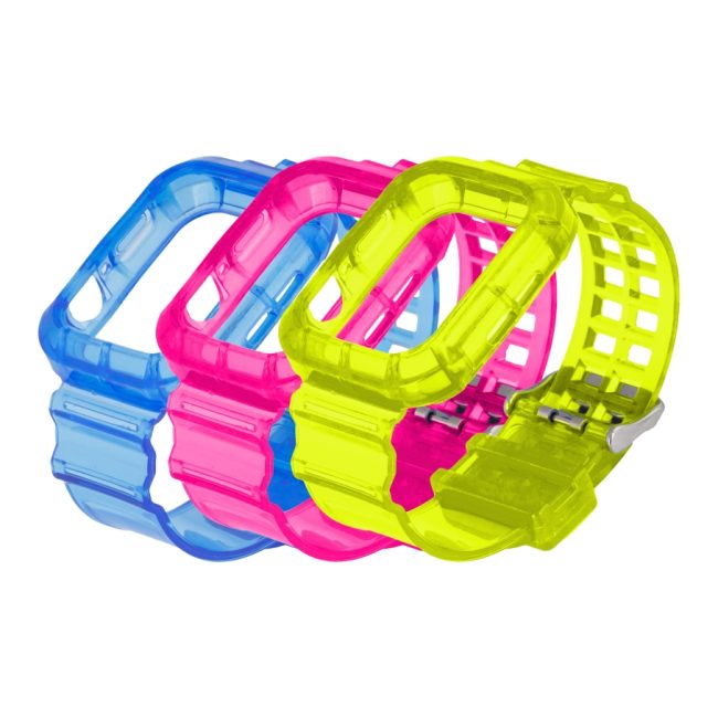 Ремінець для Apple Watch Band Color Transparent + Protect Case 44mm