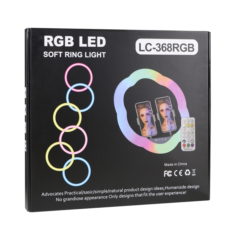 Лампа RGB LC-368(Flower Type) 36 cm - Зображення 5