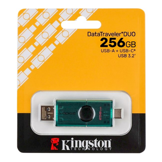 USB флеш-накопичувач 3.2 Kingston DT DuoG2 256gb USB-A + USB-C