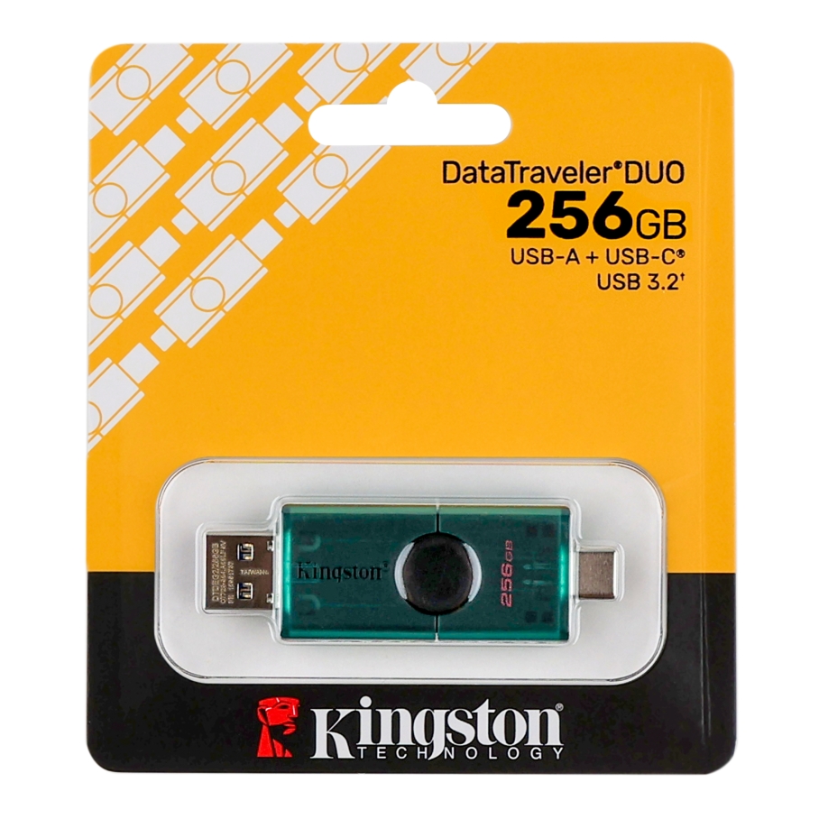 USB флеш-накопичувач 3.2 Kingston DT DuoG2 256gb USB-A + USB-C