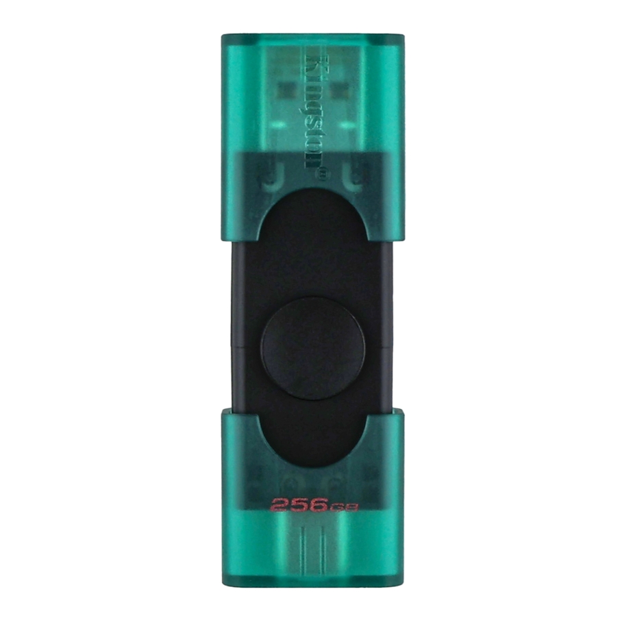 USB флеш-накопичувач 3.2 Kingston DT DuoG2 256gb USB-A + USB-C - Зображення 2
