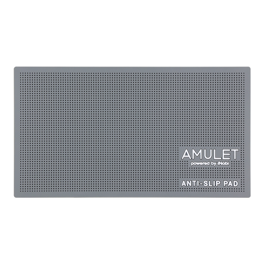 Протиковзкий килимок AMULET для поклейки захисного скла 20×11cm Сірий