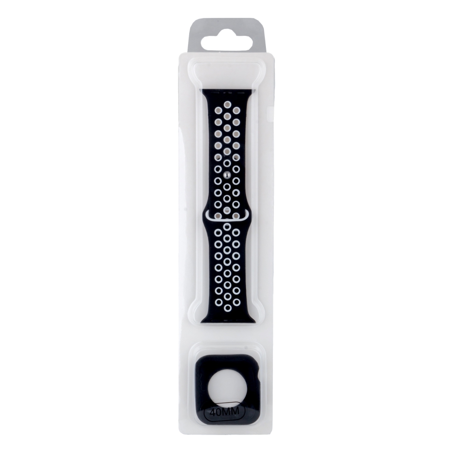 Ремешок для Apple Watch Band Silicone Nike + Protect Case 40/41 mm - Зображення 13