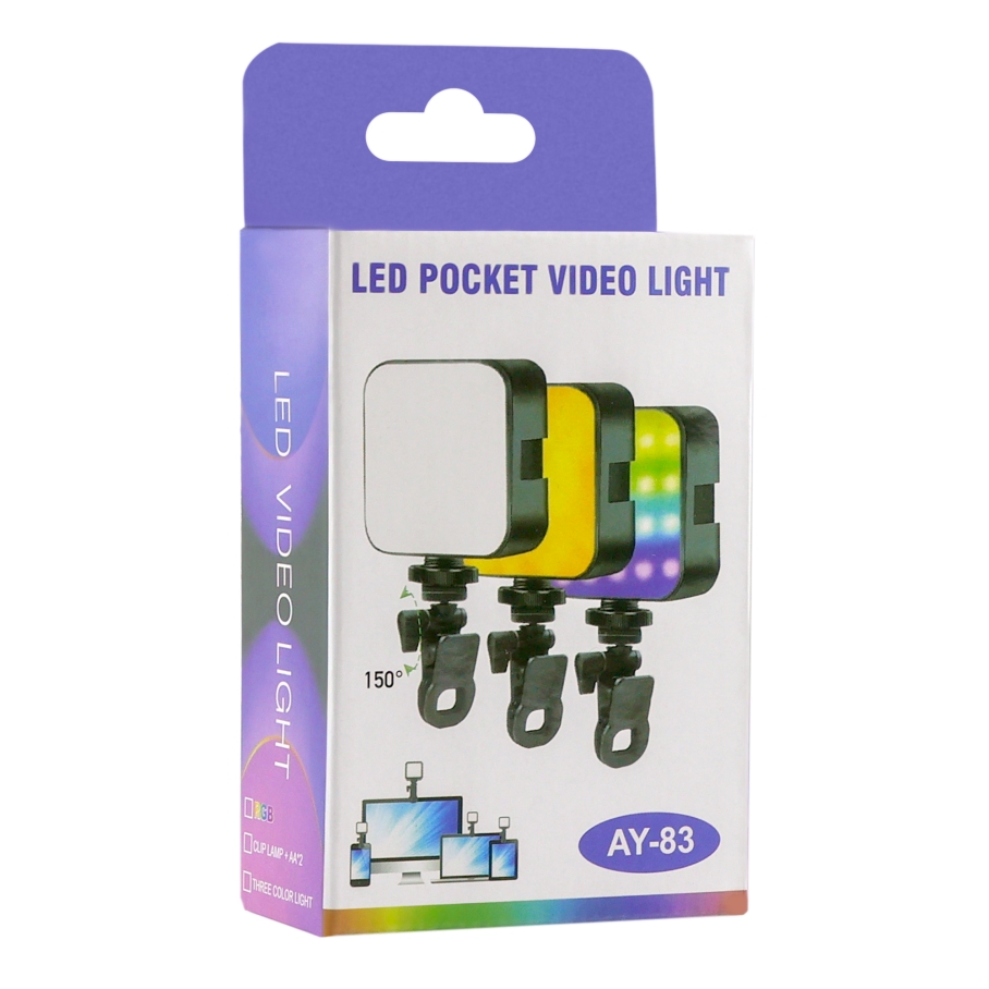 Cтудійна RGB LED лампа AY-83 на Прищіпці - Зображення 2