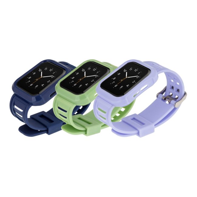 Ремінець для Apple Watch Band Silicone Shine + Protect Case 44mm